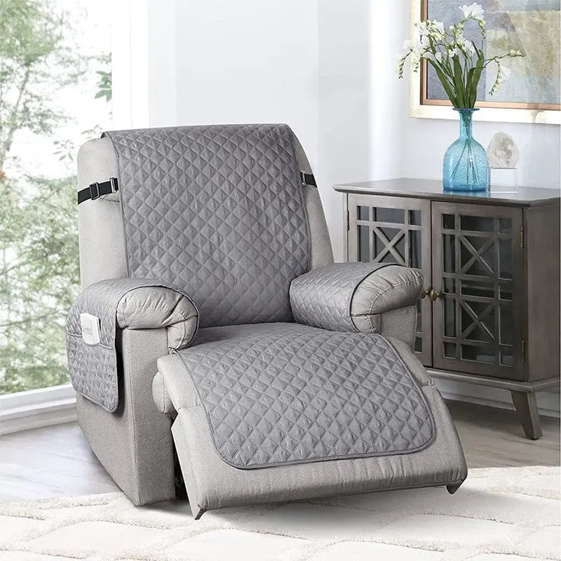 Quilted Recliner Covers for Recliner Chair with Pocket Crfatop %sku%