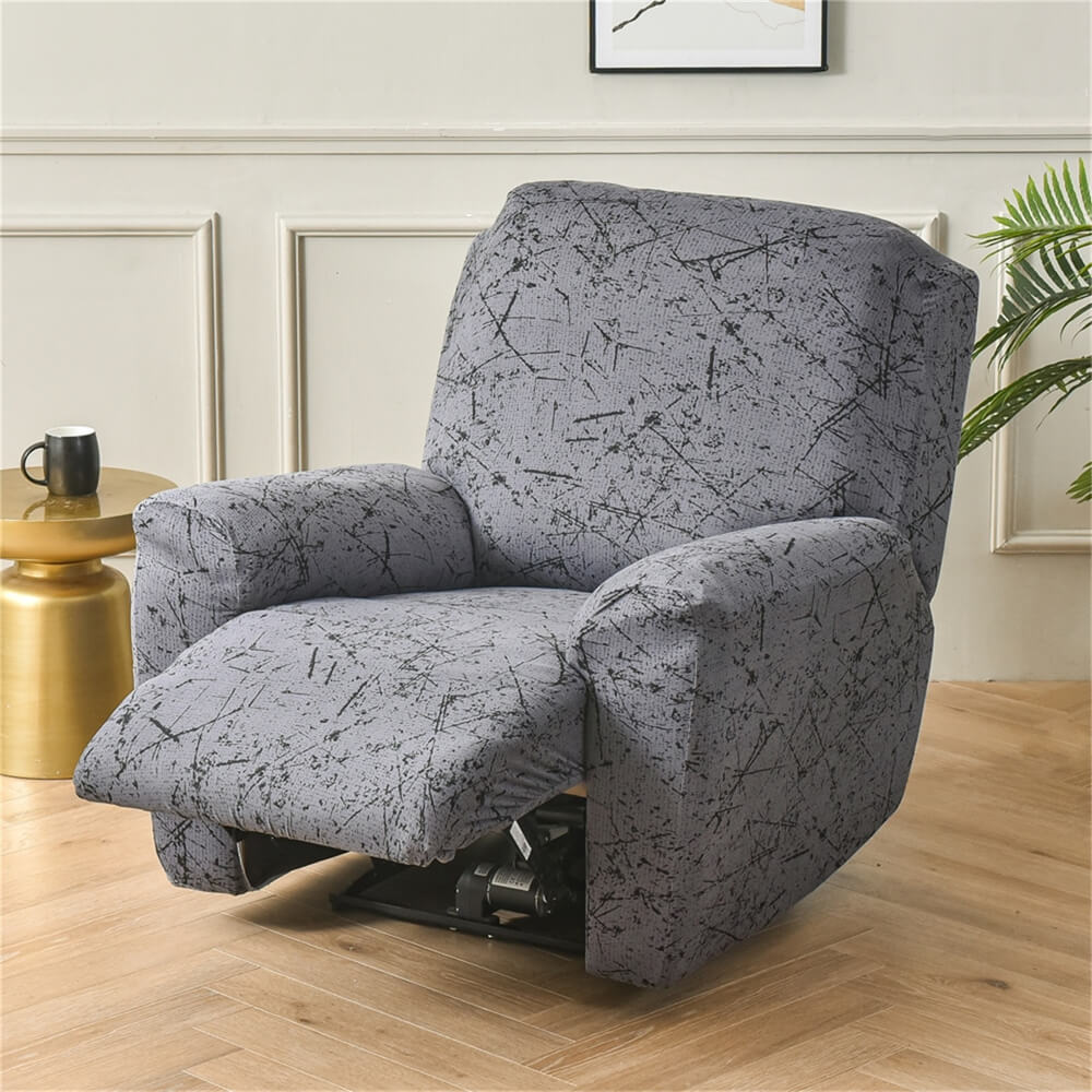 Washable Recliner Slipcover 4 Pieces Sofa Couch Cover Stretch Lazy Boy Furniture Protector Crfatop %sku%