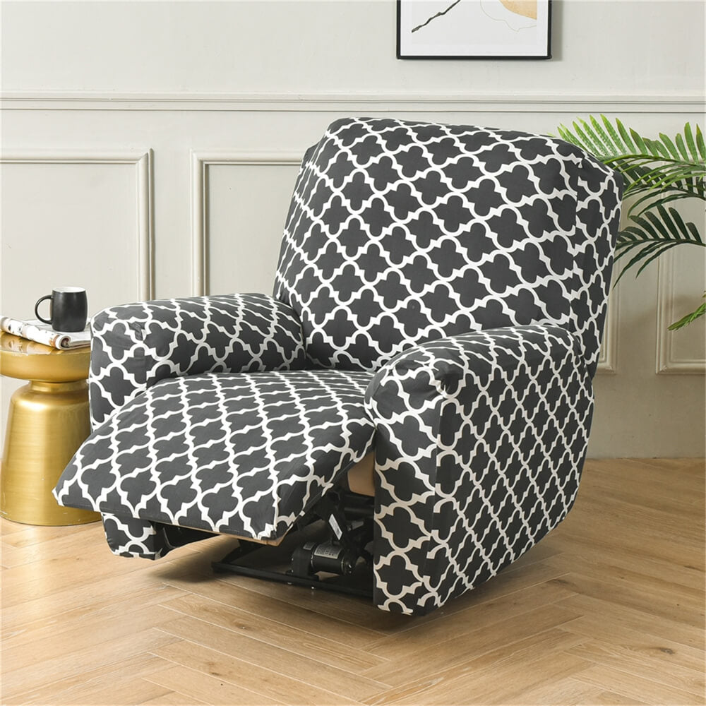 Washable Recliner Slipcover 4 Pieces Sofa Couch Cover Stretch Lazy Boy Furniture Protector Crfatop %sku%