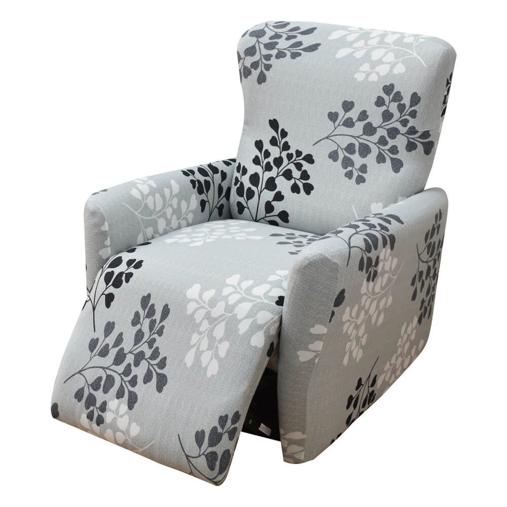 4 Pieces Floral Prints Seat Recliner Sofa Cover Stretchable Couch Slipcover for Kids Pet Crfatop %sku%