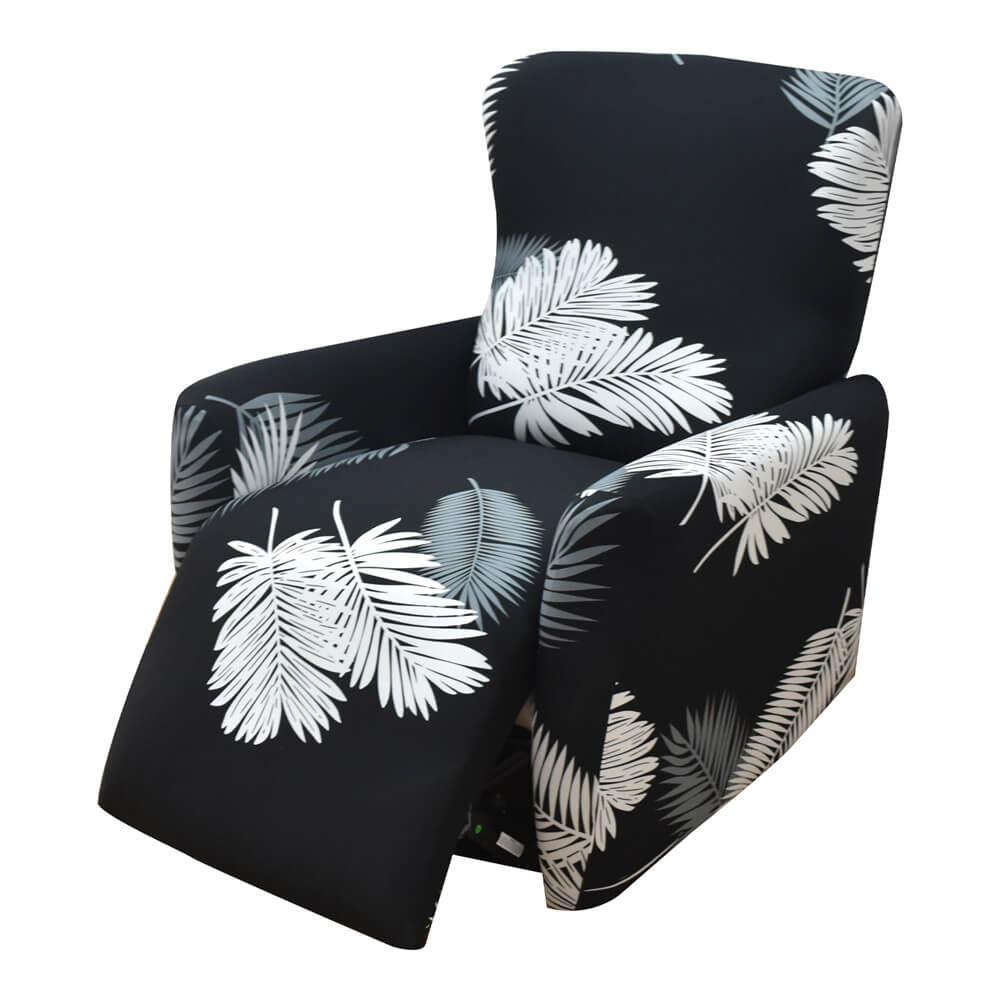 4 Pieces Floral Prints Seat Recliner Sofa Cover Stretchable Couch Slipcover for Kids Pet Crfatop %sku%