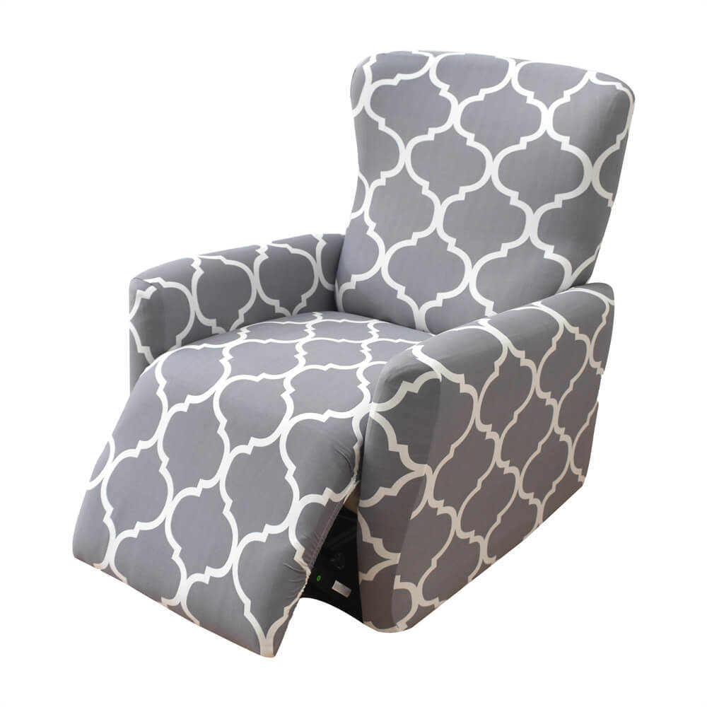 Home Style Slipcovers for Recliner Casual Striped Floral Armchair Cover 1 Seat Recliner Cover Crfatop %sku%