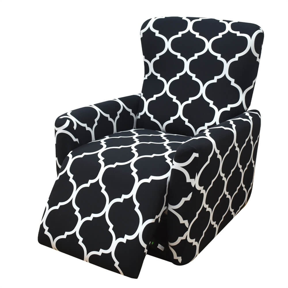 Home Style Slipcovers for Recliner Casual Striped Floral Armchair Cover 1 Seat Recliner Cover Crfatop %sku%
