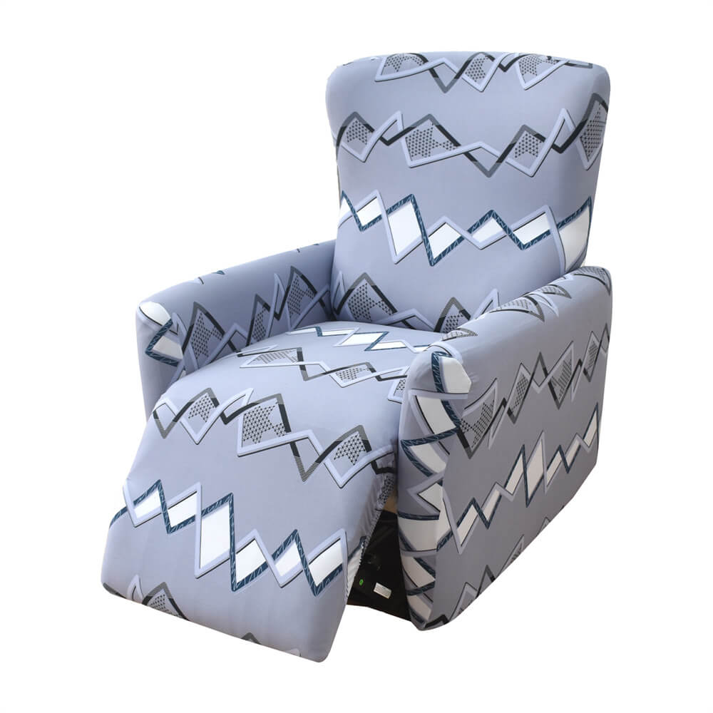 Home Style Slipcovers for Recliner Casual Striped Floral Armchair Cover 1 Seat Recliner Cover Crfatop %sku%