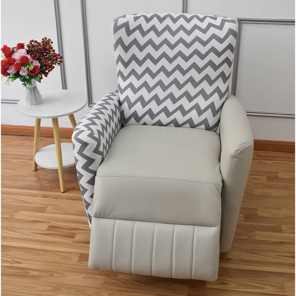 Home Style Slipcovers for Recliner Casual Striped Floral Armchair Cover 1 Seat Recliner Cover Crfatop %sku%