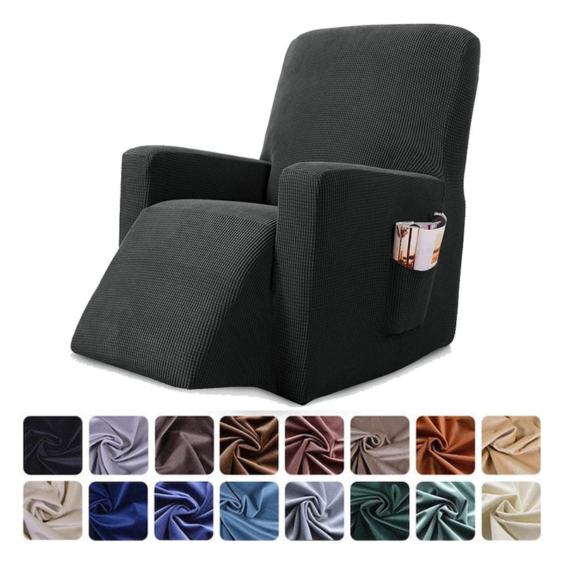 Elastic Recliner Slipcover Simple Durable 1 Seater Sofa Protective Cover Crfatop %sku%