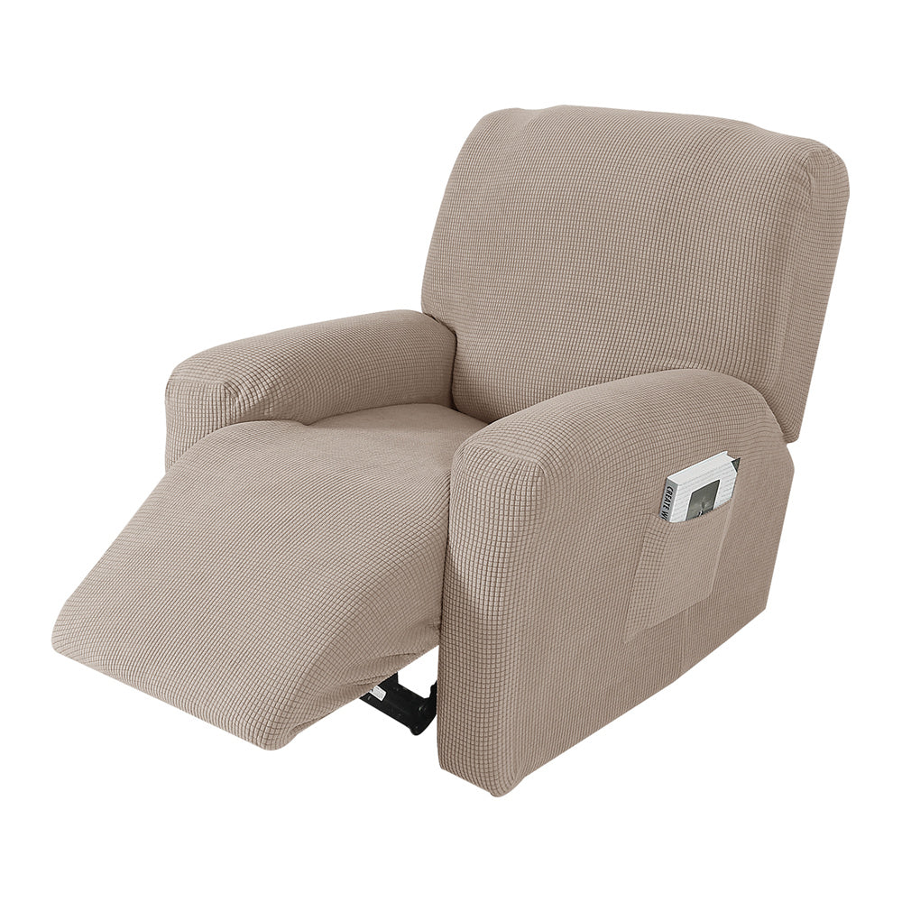 Modern Style Recliner Slipcover Solid Color Single Non-slip Sofa Cover RC0030 Crfatop %sku%