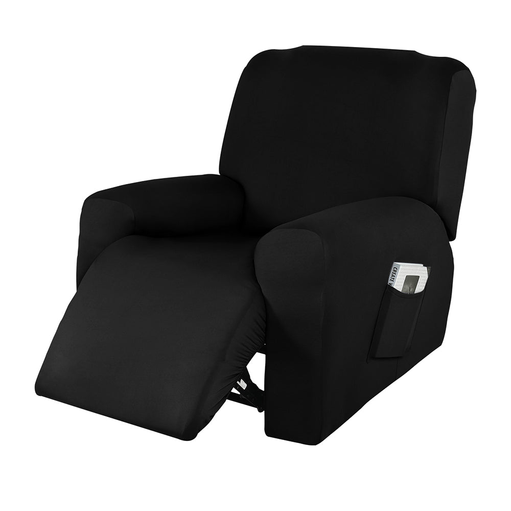 Strethy Solid Color Recliner Slipcover Armchair Sofa Cover Top Level Crfatop %sku%