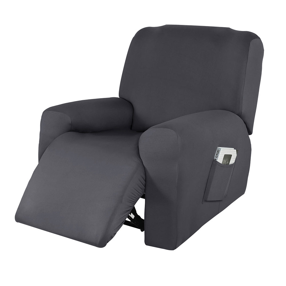 Strethy Solid Color Recliner Slipcover Armchair Sofa Cover Top Level Crfatop %sku%