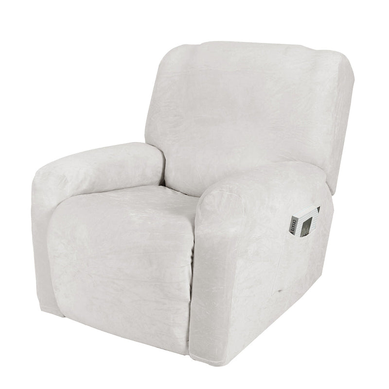 Luxury Velvet Recliner Slipcover Elastic Couch Sofa Protector Top Level Crfatop %sku%