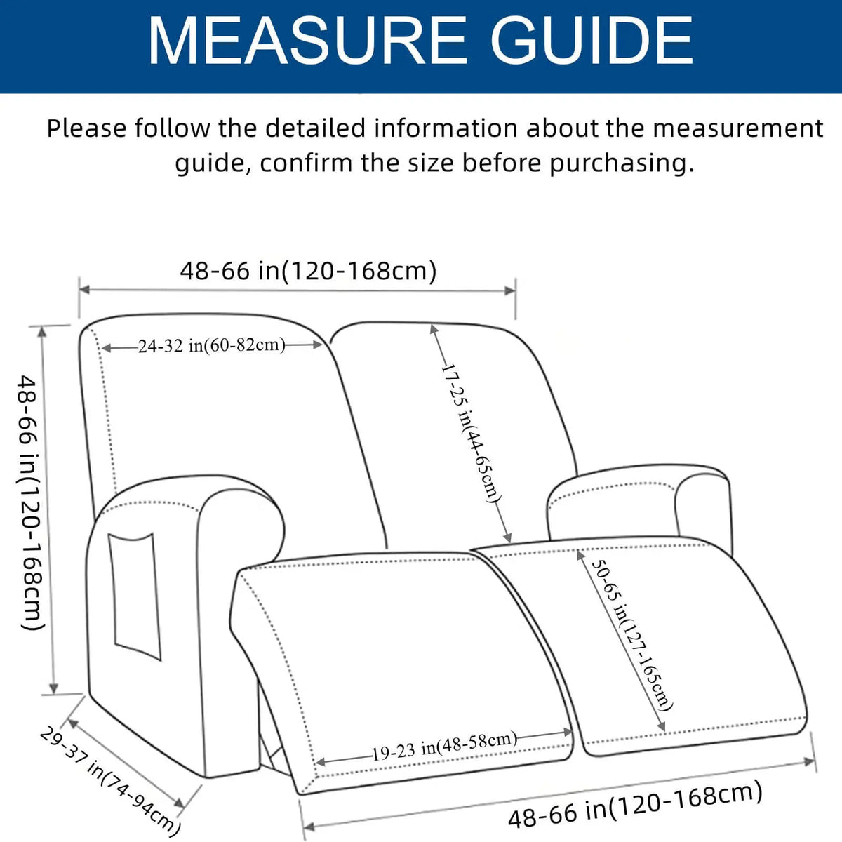 Textured Grid Loveseat Recliner Cover Double Recliner Couch Cover Crfatop %sku%