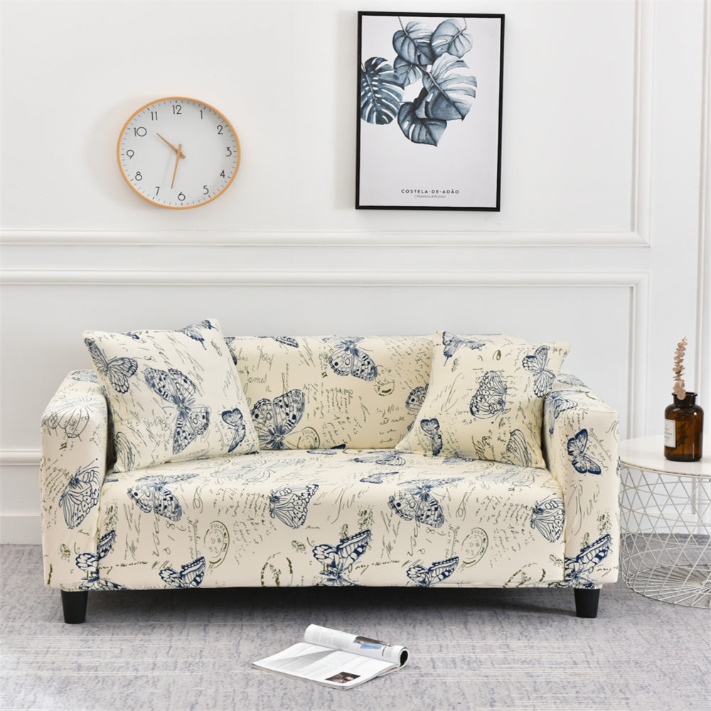 Floral Couch Cover Streth One-piece Sofaprint Slipcover Armchair Slipcover Crfatop %sku%