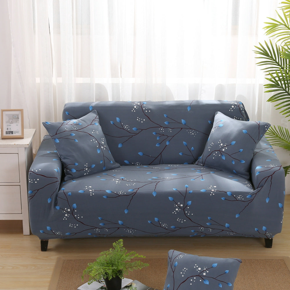 Floral Couch Cover Streth One-piece Sofaprint Slipcover Armchair Slipcover Crfatop %sku%