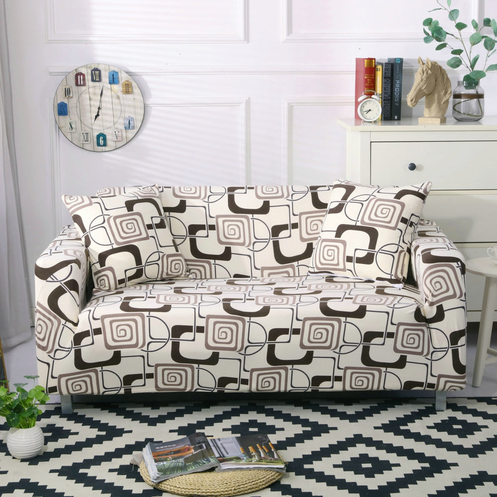 Floral Couch Cover Streth One-piece Sofaprint Slipcover Armchair Slipcover Crfatop %sku%