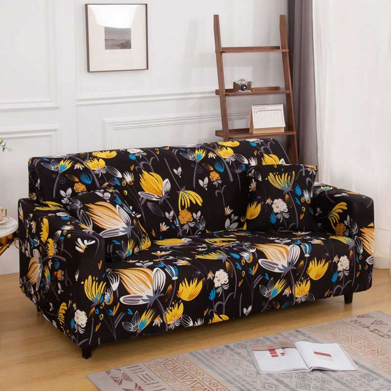 Deluxe Couch Cover Waterproof Floral Printing Sofa Slipcovers for Armchair Loveseat Sectional Sofa Crfatop %sku%