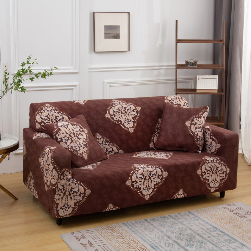 Deluxe Couch Cover Waterproof Floral Printing Sofa Slipcovers for Armchair Loveseat Sectional Sofa Crfatop %sku%