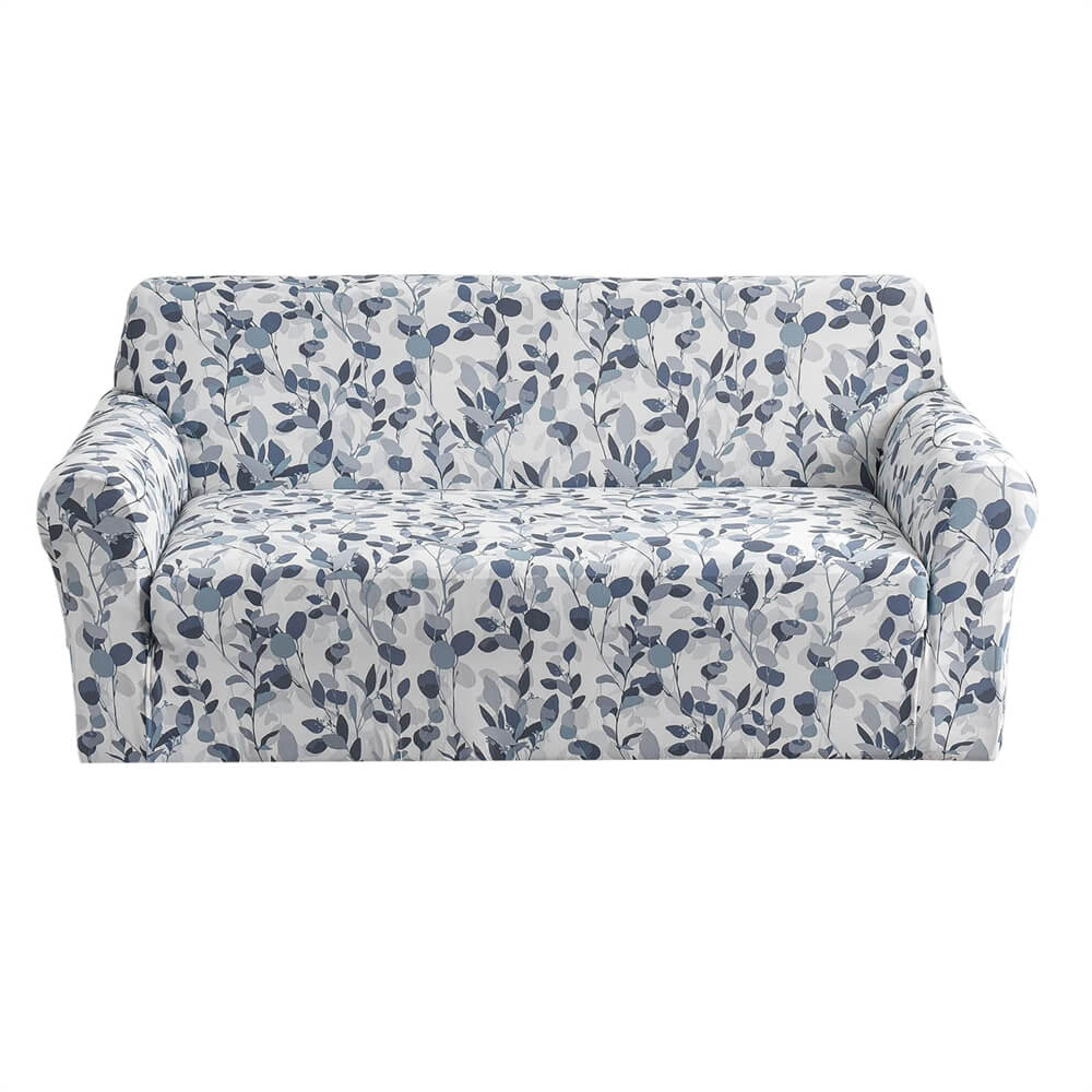 Floral Cushion Sofa Slipcover Non Skid Foam & Elastic Bottom Couch Cover Crfatop %sku%