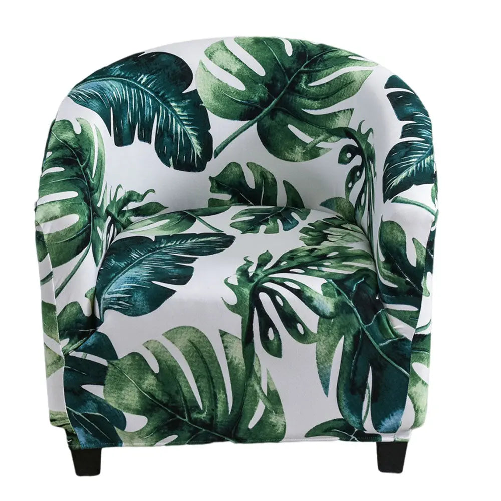 Season Printing Club Tub Chair Cover Waterproof Strethy Sofa Cover Furniture Protector for Living Room Crfatop %sku%