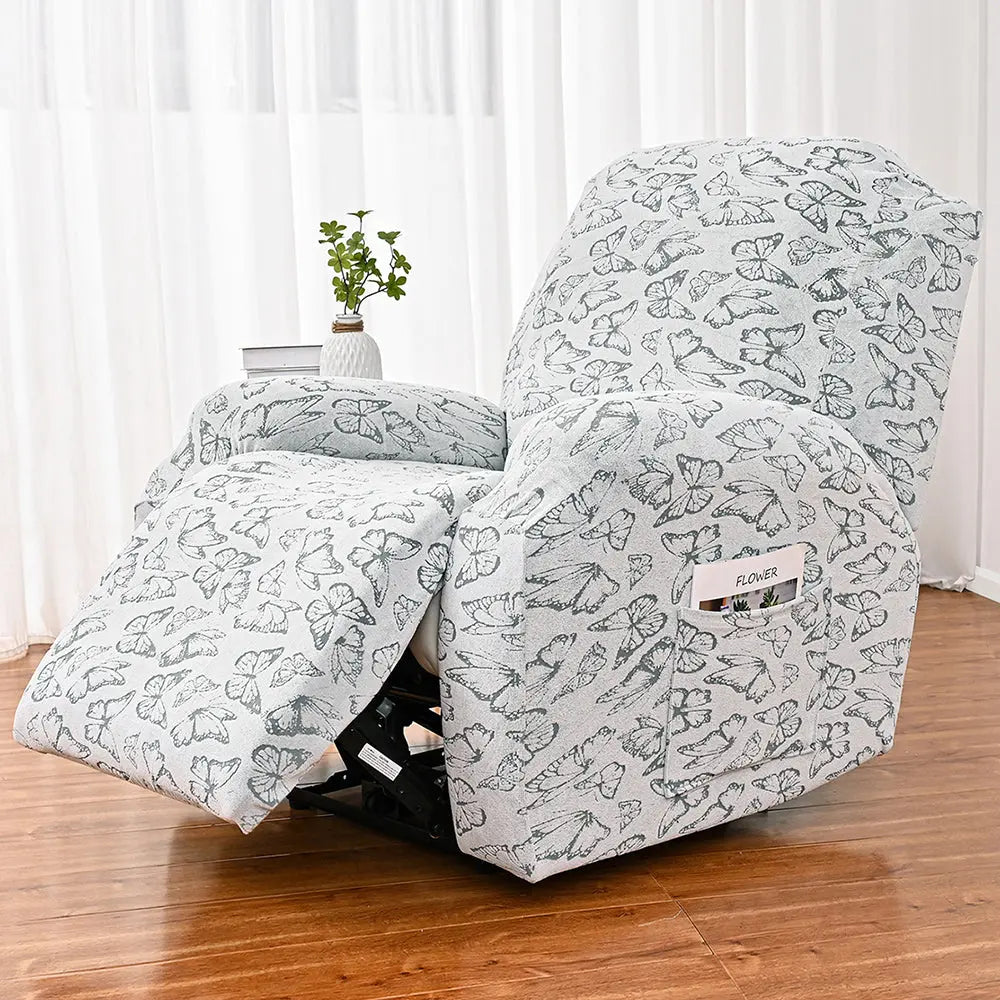 Soft Recliner Chair Slipcover Jacquard Fabric Lazy Boy Sofa Slipcover Crfatop %sku%