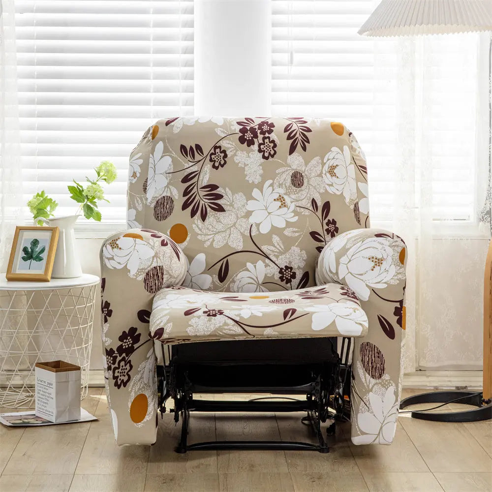 Stretchy Sofa Recliner Slip Covers Soft Seat Cover for Armchair Elastic Couch Protector With Side Pockets Crfatop %sku%
