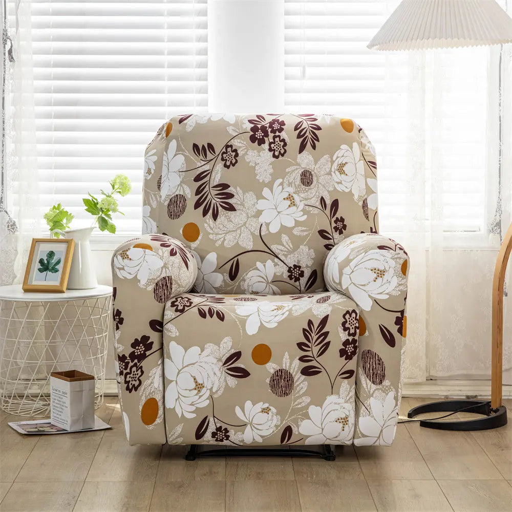 Stretchy Sofa Recliner Slip Covers Soft Seat Cover for Armchair Elastic Couch Protector With Side Pockets Crfatop %sku%