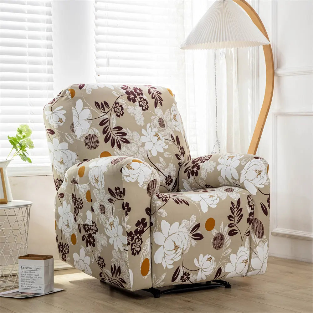 Stretchy Sofa Recliner Slip Covers Soft Seat Cover for Armchair Elastic Couch Protector With Side Pockets Crfatop %sku%