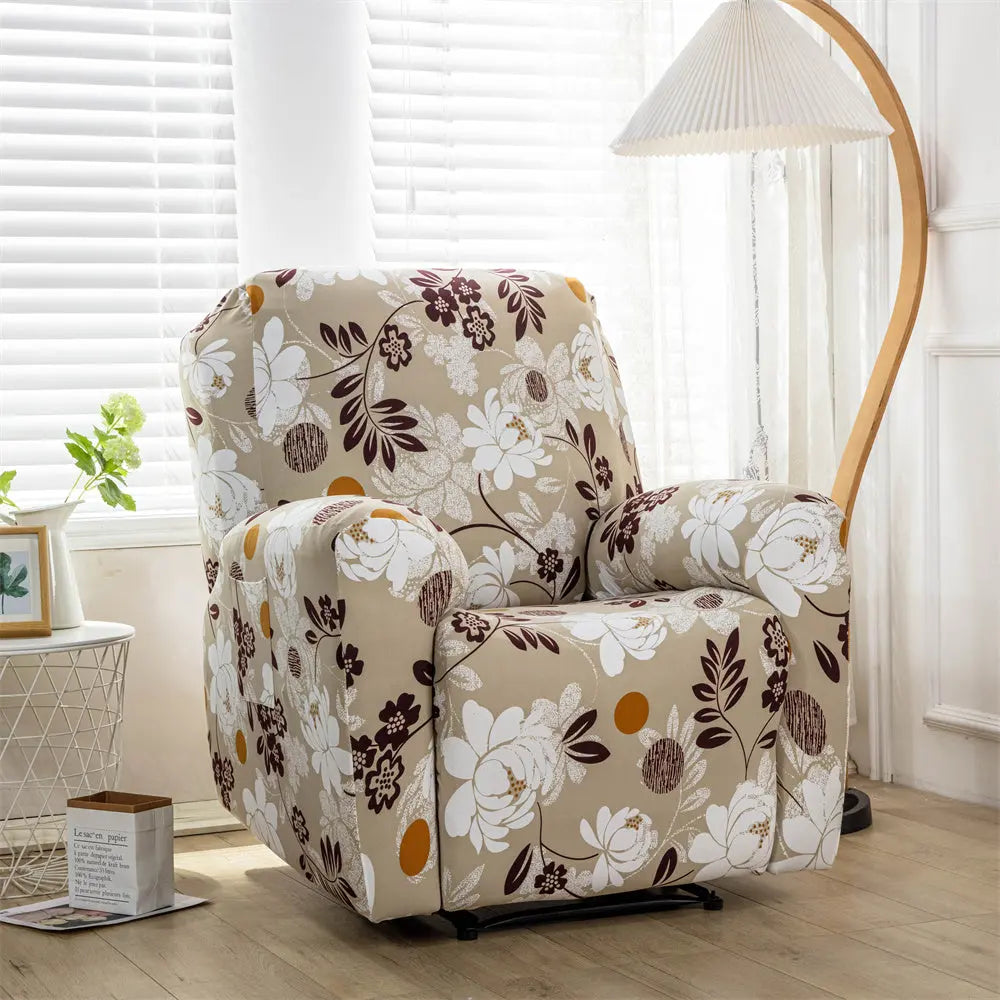 Stretchy Sofa Recliner Slip Covers Soft Seat Cover for Armchair Elastic Couch Protector With Side Pockets Crfatop %sku%