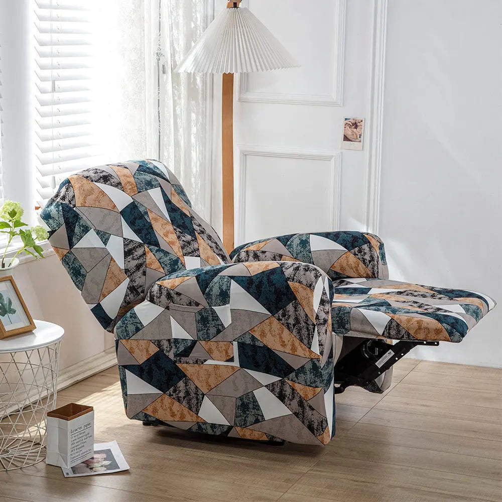 Stretchy Sofa Recliner Slip Covers Soft Seat Cover for Armchair Elastic Couch Protector With Side Pockets Crfatop %sku%