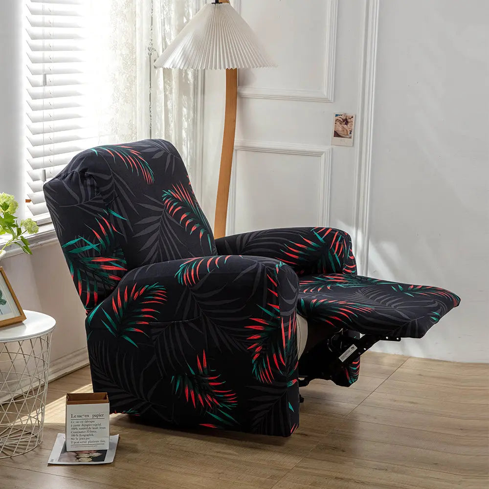 Stretchy Sofa Recliner Slip Covers Soft Seat Cover for Armchair Elastic Couch Protector With Side Pockets Crfatop %sku%