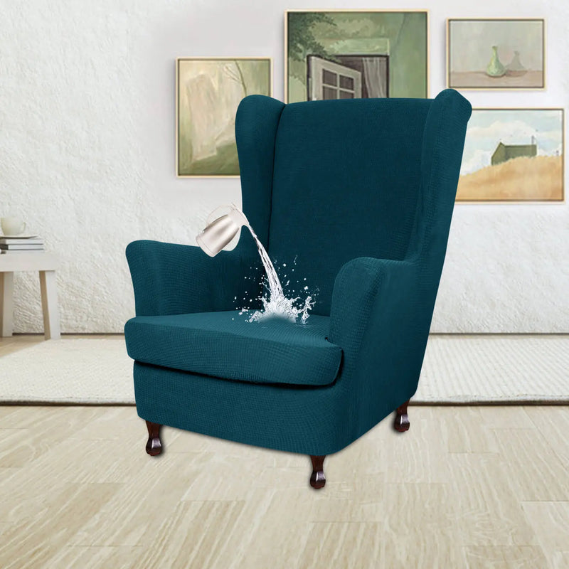 T-cushion Wingback Chair Slipcovers Crfatop %sku%