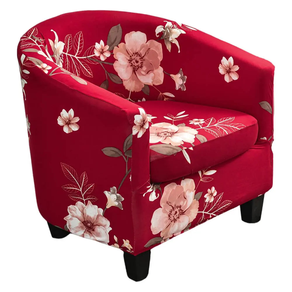 Trendy Printed Club Chair Slipcovers Spandex Tub Cushion Armchair Cover Top Level Crfatop %sku%