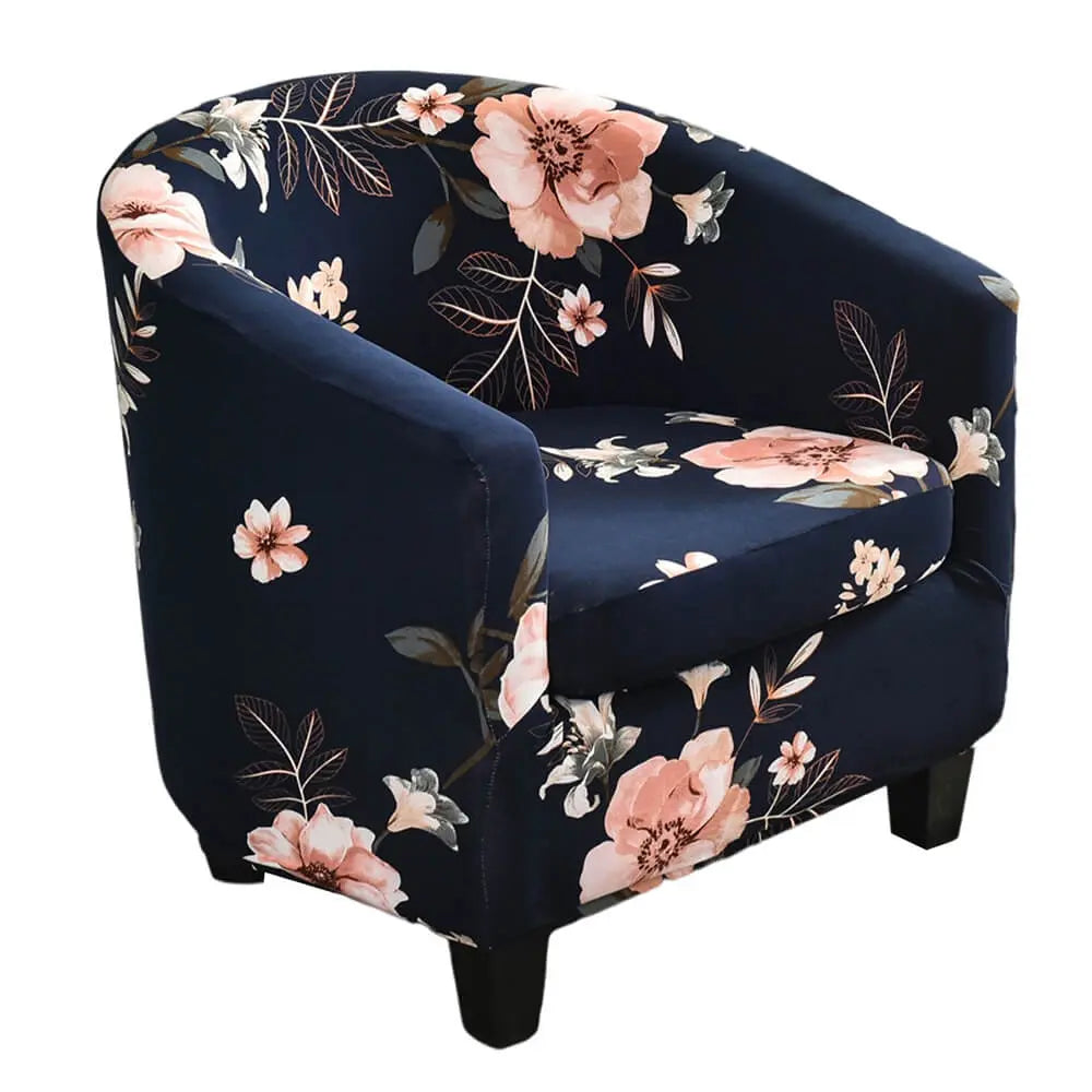 Trendy Printed Club Chair Slipcovers Spandex Tub Cushion Armchair Cover Top Level Crfatop %sku%