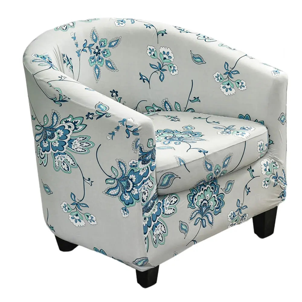 Trendy Printed Club Chair Slipcovers Spandex Tub Cushion Armchair Cover Top Level Crfatop %sku%