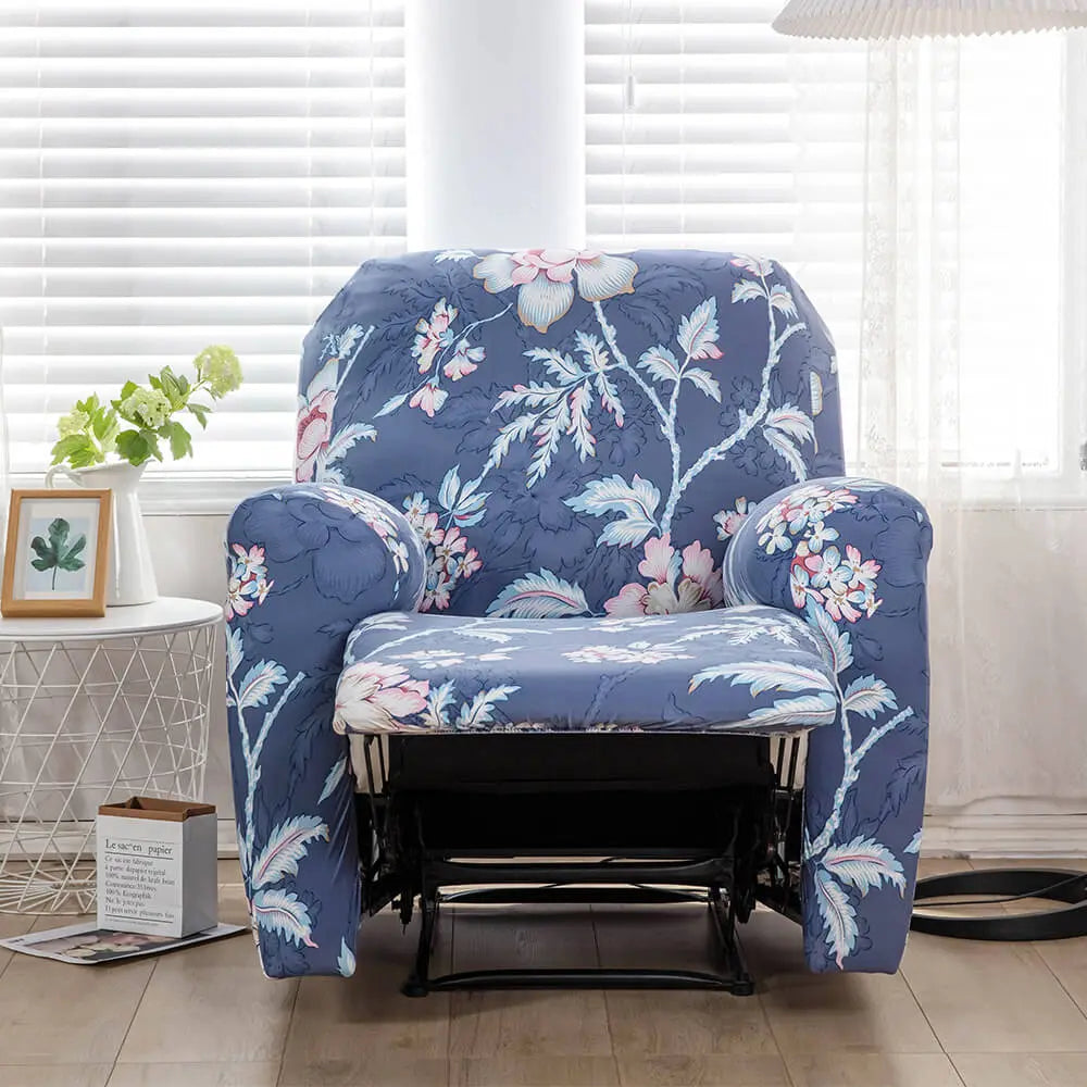 Crfatop Floral Recliner Chair Slipcover Recliner Sofa Cover