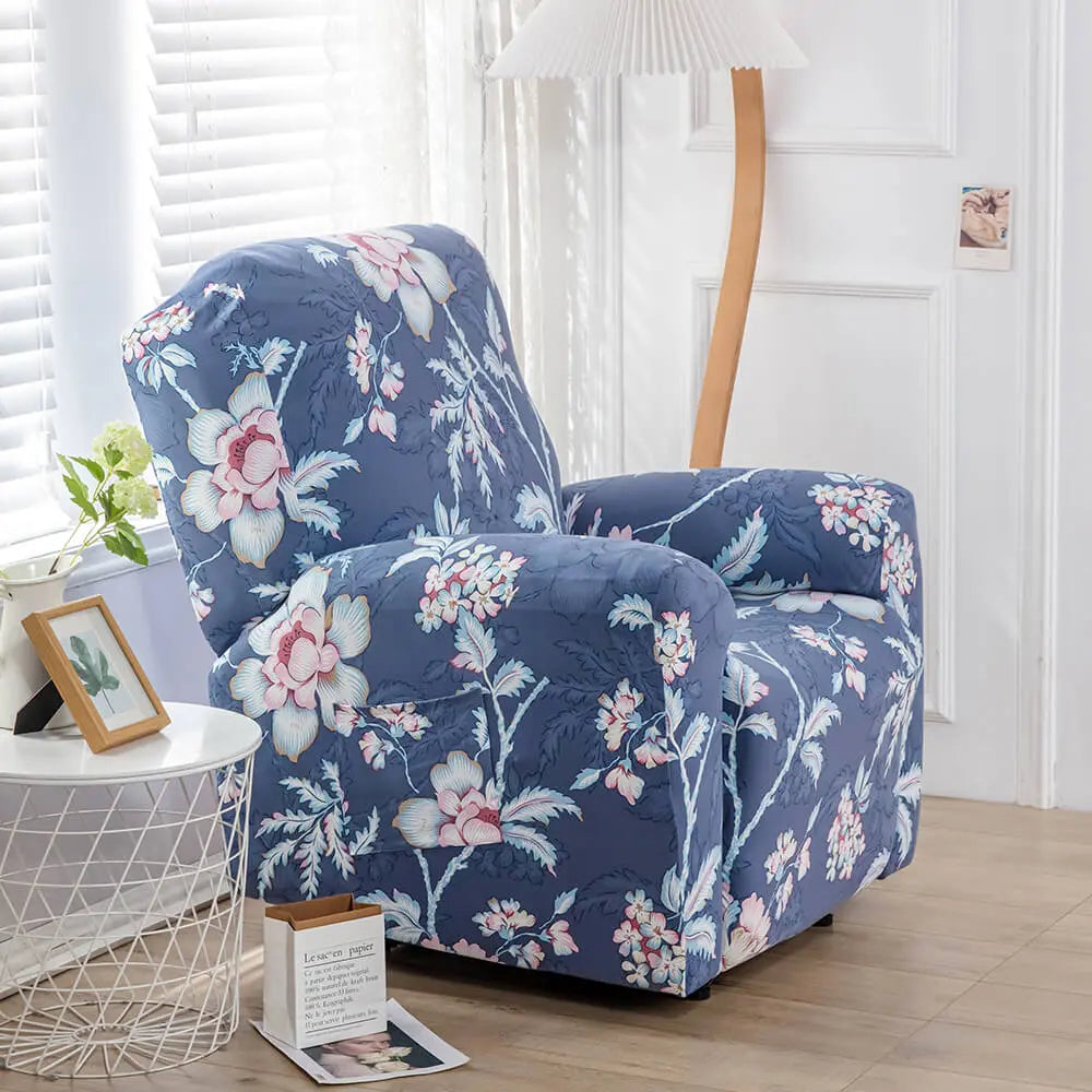 Crfatop Floral Recliner Chair Slipcover Recliner Sofa Cover